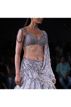 Load image into Gallery viewer, Daphne Shimmer Tulle Lehenga Set