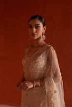 Load image into Gallery viewer, Gold Net Saree