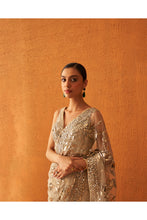 Load image into Gallery viewer, Gold Net Saree