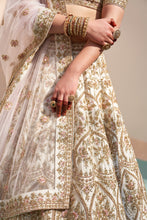 Load image into Gallery viewer, Ivory Double Dupatta Lehenga Set