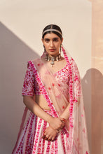 Load image into Gallery viewer, Blush Pink Double Dupatta Lehenga Set