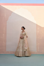 Load image into Gallery viewer, Ivory Double Dupatta Lehenga Set