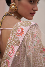 Load image into Gallery viewer, Blush Pink Double Dupatta Lehenga Set