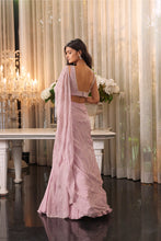 Load image into Gallery viewer, TUSSAR BLOUSE ORGANZA SAREE