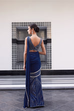 Load image into Gallery viewer, TUSSAR BLOUSE NET AND CHIFFON SAREE