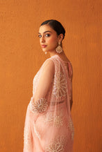 Load image into Gallery viewer, Blush Pink Net Saree
