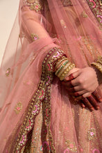 Load image into Gallery viewer, Mustard Organza Double Duppatta Lehenga Set