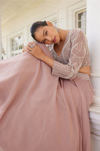 Load image into Gallery viewer, SALMON PINK EMBELLISHED LEHENGA SET