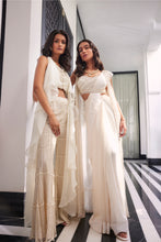 Load image into Gallery viewer, ORGANZA CAPE NET PANT AND BLOUSE