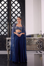 Load image into Gallery viewer, TUSSAR BLOUSE ORGANZA PANT ORGANZA CAPE