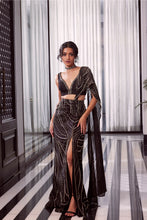 Load image into Gallery viewer, TUSSAR BLOUSE TASSER BOTTOM ORGANZA PALLA