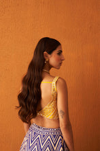 Load image into Gallery viewer, Purple Raw Silk Lehenga Set