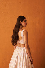 Load image into Gallery viewer, Pink Raw Silk Lehenga Set