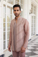 Load image into Gallery viewer, BAMBER SILK KURTA STRETCH FABRIC PANTS MYSORE BANDI
