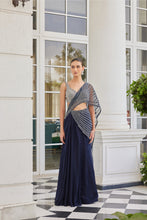 Load image into Gallery viewer, SILK BLOUSE SATIN ORGANZA SAREE NET PALLA