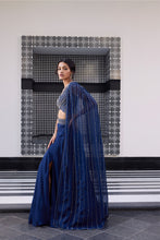 Load image into Gallery viewer, SILK BLOUSE ORGANZA LEHENGA ORGANZA PALLA