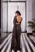 Load image into Gallery viewer, TUSSAR BLOUSE TASSER BOTTOM ORGANZA PALLA