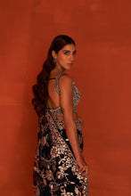 Load image into Gallery viewer, Midnight Blue Net Saree