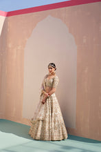 Load image into Gallery viewer, Ivory Double Dupatta Lehenga Set