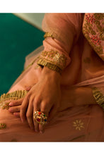 Load image into Gallery viewer, Peach Tissue Choga Set