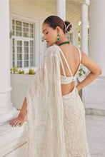 Load image into Gallery viewer, SILK BLOUSE ORGANZA AND CHIFFON SAREE