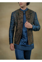 Load image into Gallery viewer, Teal & Brown Short Jacket