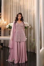Load image into Gallery viewer, LILAC PINK EMBELLISHED SHARARA SET