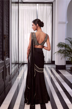 Load image into Gallery viewer, TUSSAR BLOUSE ORGANZA AND CHIFFON SAREE
