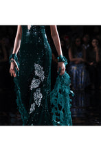 Load image into Gallery viewer, Cleo Green Sequin Sheeted Body Con Gown