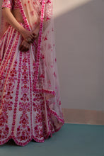 Load image into Gallery viewer, Blush Pink Double Dupatta Lehenga Set