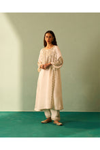 Load image into Gallery viewer, Ivory silk choga set