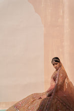 Load image into Gallery viewer, Mustard Organza Double Duppatta Lehenga Set