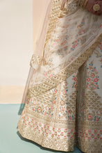 Load image into Gallery viewer, Ivory Double Dupatta Lehenga Set