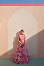 Load image into Gallery viewer, Blush Pink Double Dupatta Lehenga Set