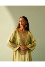 Load image into Gallery viewer, Green Tissue Choga Set