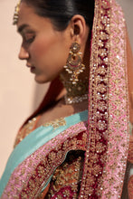 Load image into Gallery viewer, Rust Double Dupatta Lehenga Set