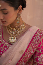 Load image into Gallery viewer, Rani Pink Double Dupatta Lehenga Set