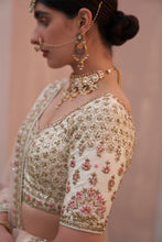 Load image into Gallery viewer, Ivory Double Dupatta Lehenga Set