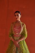 Load image into Gallery viewer, Multicolor Raw Silk Lehenga Set