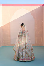 Load image into Gallery viewer, Ivory Double Dupatta Lehenga Set