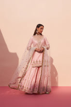 Load image into Gallery viewer, PINK RAW SILK SHARARA SET
