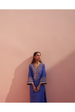 Load image into Gallery viewer, Blue Silk Choga Set