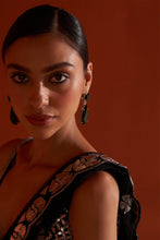 Load image into Gallery viewer, Black Net Saree