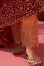Load image into Gallery viewer, MAROON VELVET Choga SET