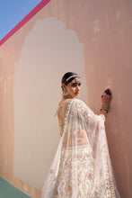 Load image into Gallery viewer, Ivory Double Dupatta Lehenga Set