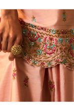Load image into Gallery viewer, PINK RAW SILK SHARARA SET