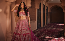Load image into Gallery viewer, Rani heavily embroidered lehenga