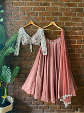 Load image into Gallery viewer, Rose Taupe Lehenga set