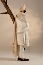 Load image into Gallery viewer, Butter Cream Sherwani Set