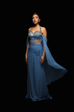 Load image into Gallery viewer, Luminara Drape Gown